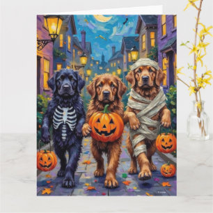 Tarjeta Disfraces de Halloween para pedir dulces de Terran