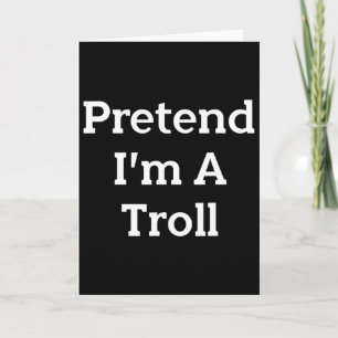 Tarjeta Disfraces de Troll divertidos para fiestas de Hall