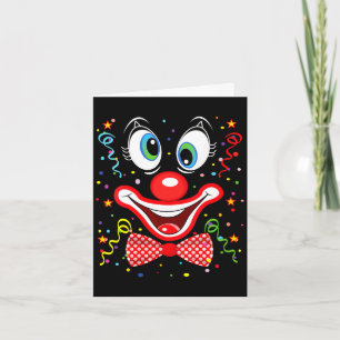 Tarjeta disfraces divertidos de payaso para mujeres para c