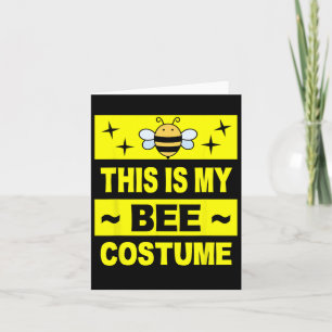 Tarjeta Disfraz de abeja retro para mujeres, adultos y niñ