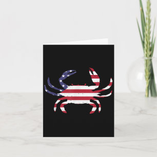 Tarjeta Disfraz de cangrejo divertido para hombres mujeres