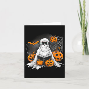 Tarjeta Disfraz de fantasma espeluznante Momia Telaraña Ca