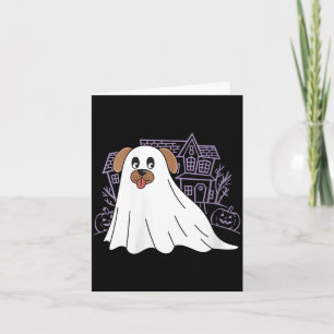 Tarjeta Disfraz de fantasma para perro femenino Perro lind
