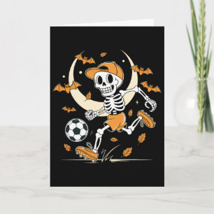 Tarjeta Disfraz de fútbol divertido para niños y hombres e