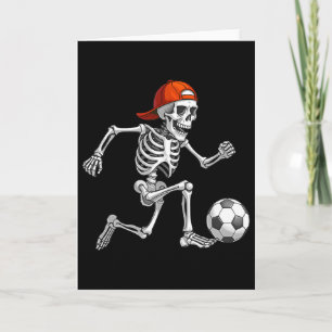 Tarjeta Disfraz de fútbol divertido para niños y hombres e