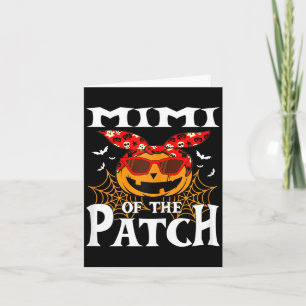 Tarjeta Disfraz de Halloween divertido para familia Mimi