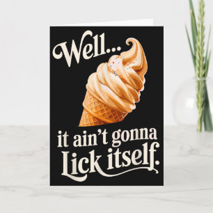 Tarjeta Disfraz de helado genial para hombres mujeres niño