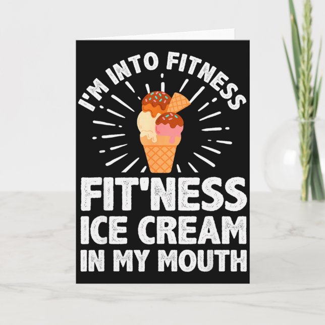 Tarjeta Disfraz De Helado Genial Para Hombres Mujeres Post (Anverso)