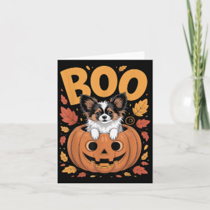 Tarjeta Disfraz de Pallon en calabaza de Halloween Pallon