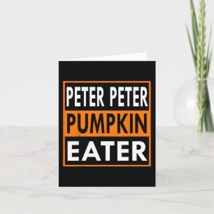Tarjeta Disfraz de Peter Pumpkin Eater para parejas - Pare