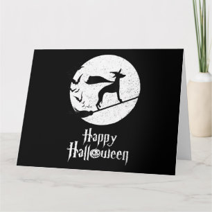 Tarjeta Disfraz Divertido de Bruja para Halloween Amante d