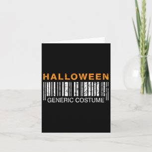 Tarjeta Disfraz divertido genérico de Halloween