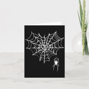 Tarjeta Disfraz espeluznante de Halloween corazón amor tel