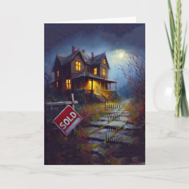 Tarjeta Disfruta de tu nuevo hogar (Anverso)