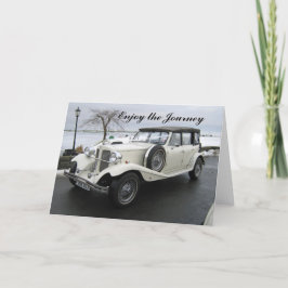 Tarjeta Disfruta del coche de viaje