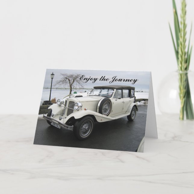 Tarjeta Disfruta del coche de viaje (Anverso)