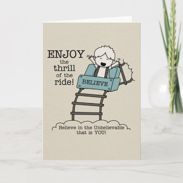 Tarjeta Disfruta del paseo (Anverso)