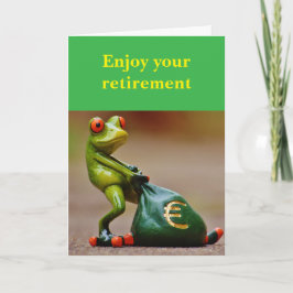 Tarjeta Disfruta tu jubilación.