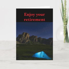 Tarjeta Disfruta tu jubilación.