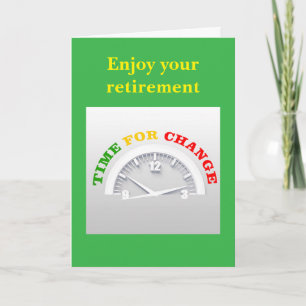 Tarjeta Disfruta tu jubilación.