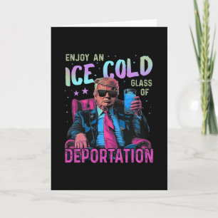 Tarjeta Disfruta Un Vaso Helado De Deportación 2
