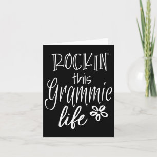 Tarjeta Disfrutando Esta Vida Grammie Regalo Gráfico De Lo