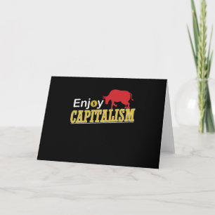Tarjeta Disfrutar del capitalismo