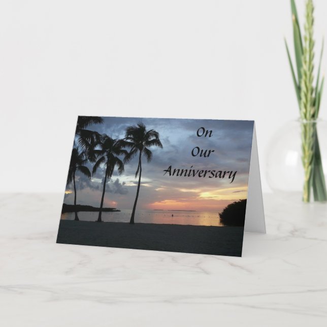 TARJETA DISFRUTE DE NUESTRO ANIVERSAY-SUNRISE PARA DARSE U (Anverso)