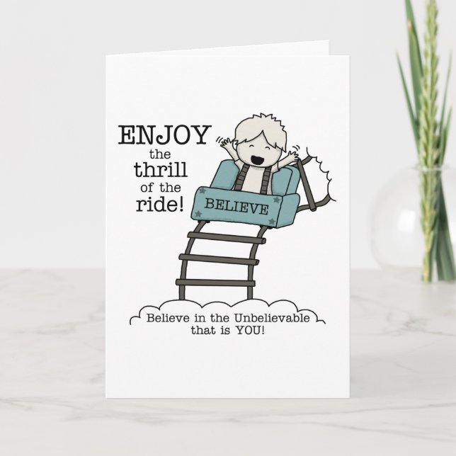 Tarjeta Disfrute del paseo (Anverso)