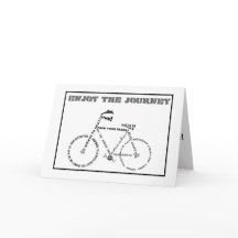 Disfrute del viaje, de la bicicleta de las palabra