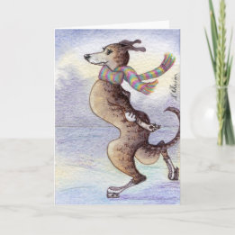 Tarjeta Disfrutó el viento a través de sus oídos