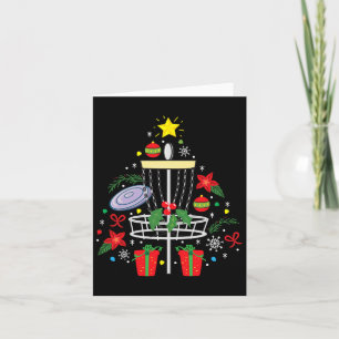 Tarjeta Disk Golf Frisbee Christmas Ornament Tree Funny Gi