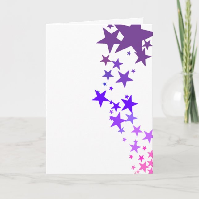 Tarjeta disparar por las estrellas (Anverso)