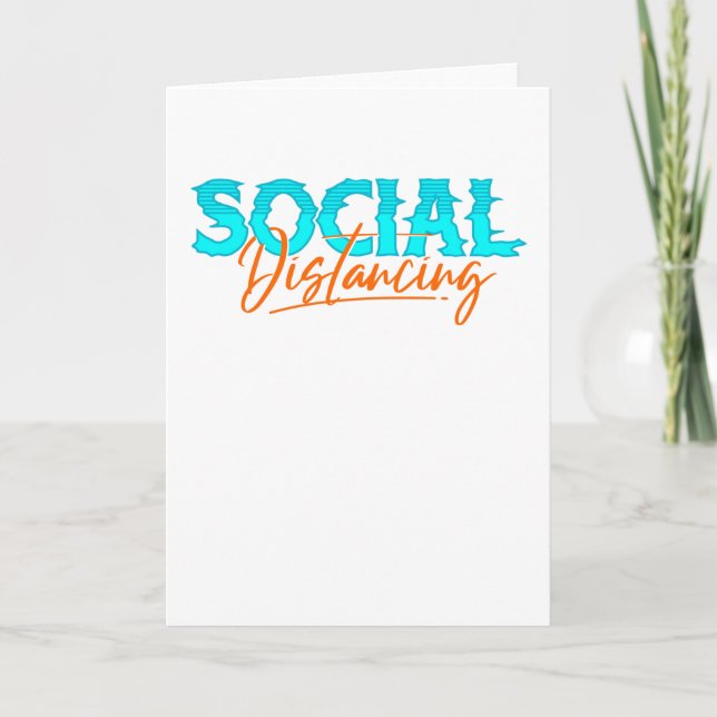 Tarjeta Distancia social (Anverso)