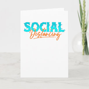 Tarjeta Distancia social