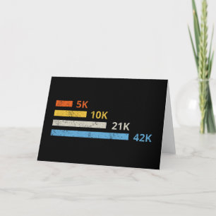 Tarjeta Distancias de funcionamiento II - Maratón de 42K d