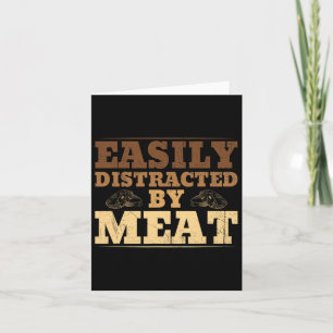 Tarjeta Distrado Fácilmente Por Carne Funny Bbq