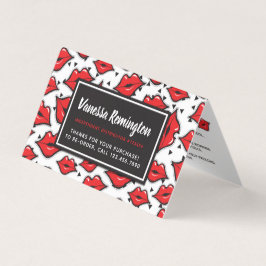 Tarjeta Distribuidor de lápiz labial Cómo aplicar / consej