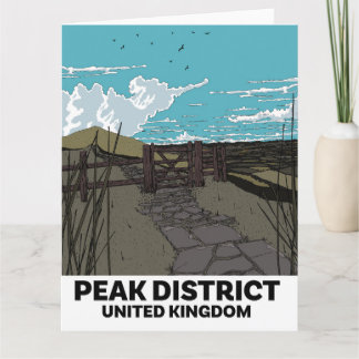 Tarjeta Distrito de Peak Reino Unido