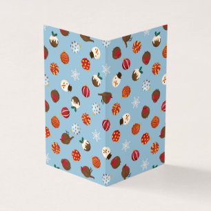 Tarjeta Ditzy Christmas Polkadots