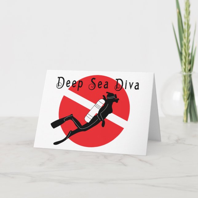 Tarjeta Diva del mar profundo (Anverso)