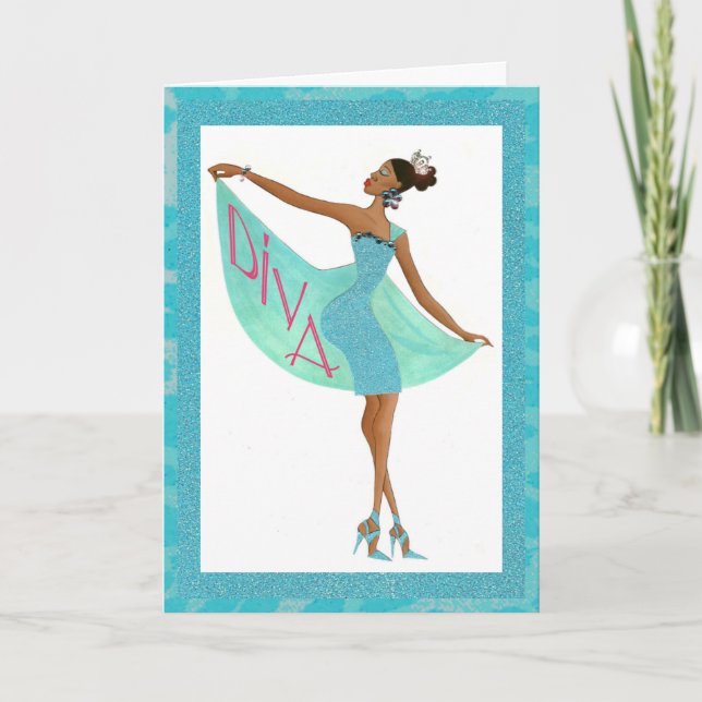 Tarjeta "Diva Fabulous" (Anverso)