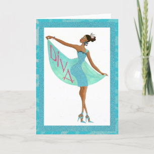 Tarjeta "Diva Fabulous"