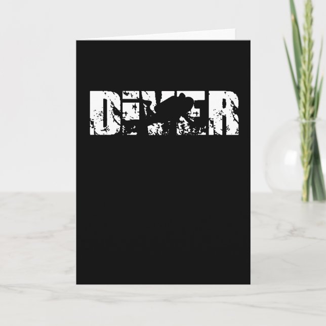 Tarjeta Diver Scuba (Anverso)