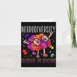 Tarjeta Diversidad neurocerebral asd adhd conciencia del a