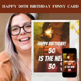 Tarjeta Diversión A Los 50 Por Su Cumpleaños