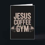 Tarjeta Diversión Cristiana Entrenamiento Jesús Café Gimna<br><div class="desc">Camiseta sin Mangas Divertida Cristiana Entrenamiento Jesús Café Gimnasio Barra Cruz Mujeres</div>
