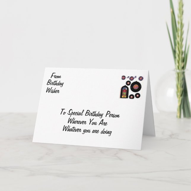 TARJETA DIVERSIÓN DE CUMPLEAÑOS (Anverso)