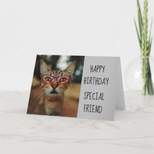 Tarjeta Diversión de cumpleaños de Gato Gato Gato Gatito c