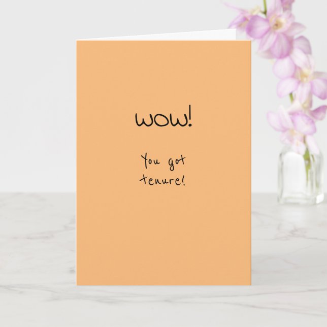 Tarjeta Diversión de felicitaciones por tenencia (Orquídea)